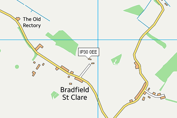 IP30 0EE map - OS VectorMap District (Ordnance Survey)