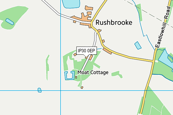 IP30 0EP map - OS VectorMap District (Ordnance Survey)