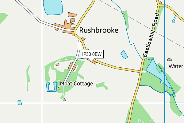 IP30 0EW map - OS VectorMap District (Ordnance Survey)