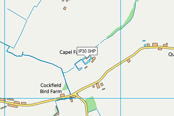 IP30 0HP map - OS VectorMap District (Ordnance Survey)