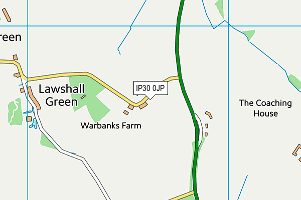 IP30 0JP map - OS VectorMap District (Ordnance Survey)