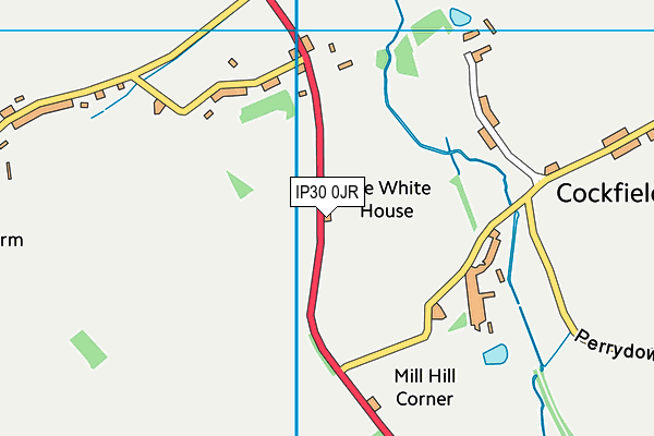 IP30 0JR map - OS VectorMap District (Ordnance Survey)