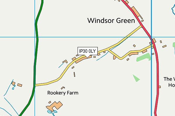 IP30 0LY map - OS VectorMap District (Ordnance Survey)