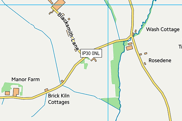 IP30 0NL map - OS VectorMap District (Ordnance Survey)