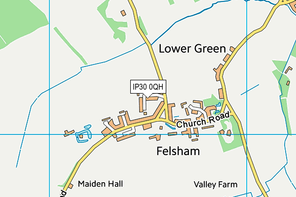 IP30 0QH map - OS VectorMap District (Ordnance Survey)