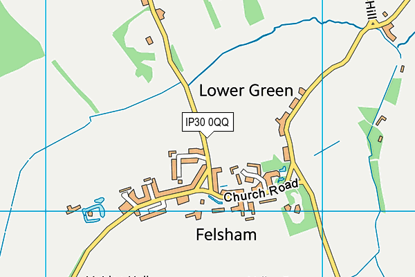 IP30 0QQ map - OS VectorMap District (Ordnance Survey)