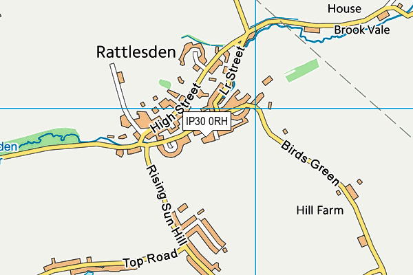 IP30 0RH map - OS VectorMap District (Ordnance Survey)