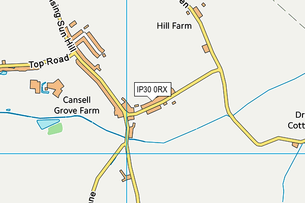 IP30 0RX map - OS VectorMap District (Ordnance Survey)