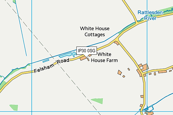 IP30 0SG map - OS VectorMap District (Ordnance Survey)