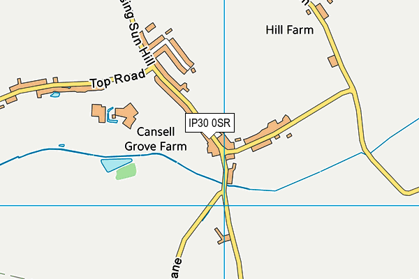 IP30 0SR map - OS VectorMap District (Ordnance Survey)