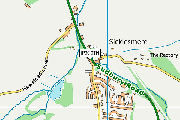 IP30 0TH map - OS VectorMap District (Ordnance Survey)