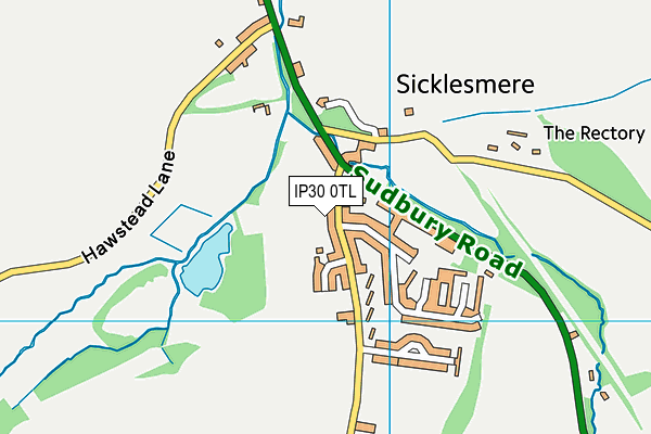 IP30 0TL map - OS VectorMap District (Ordnance Survey)