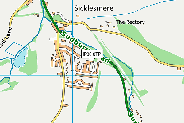 IP30 0TP map - OS VectorMap District (Ordnance Survey)