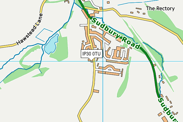 IP30 0TU map - OS VectorMap District (Ordnance Survey)