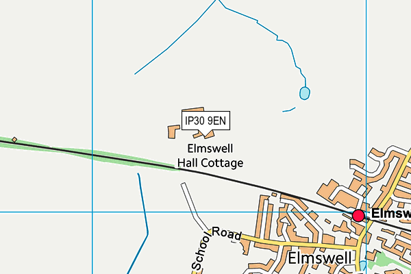 IP30 9EN map - OS VectorMap District (Ordnance Survey)