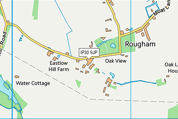 IP30 9JP map - OS VectorMap District (Ordnance Survey)