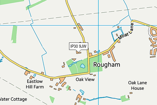 IP30 9JW map - OS VectorMap District (Ordnance Survey)