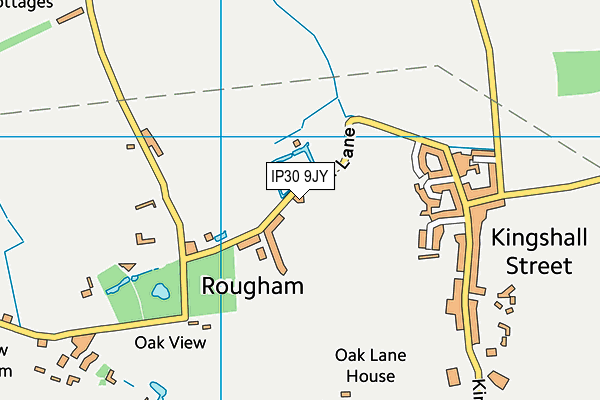 IP30 9JY map - OS VectorMap District (Ordnance Survey)