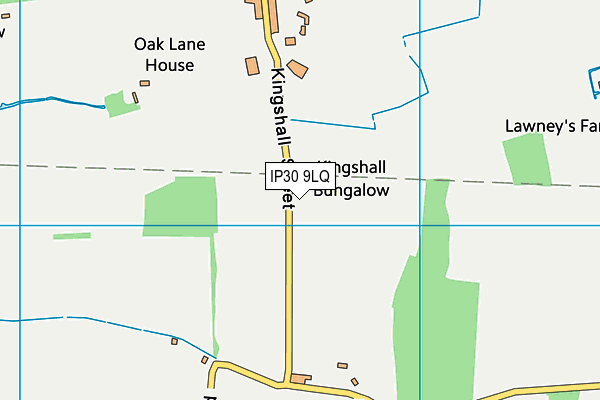 IP30 9LQ map - OS VectorMap District (Ordnance Survey)