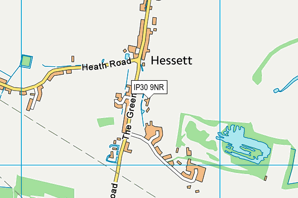 IP30 9NR map - OS VectorMap District (Ordnance Survey)