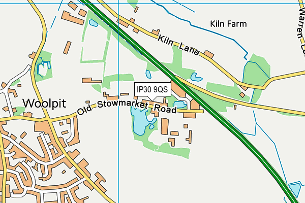 Map of STOWUPLAND DOG MEADOW LTD at district scale