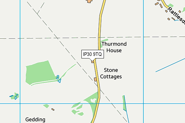 IP30 9TQ map - OS VectorMap District (Ordnance Survey)