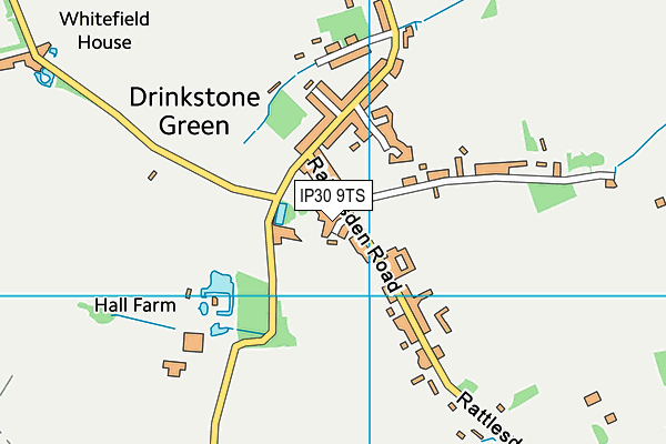 IP30 9TS map - OS VectorMap District (Ordnance Survey)