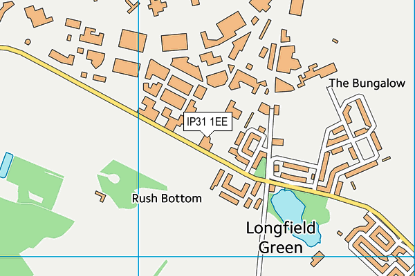 Raf Honington map (IP31 1EE) - OS VectorMap District (Ordnance Survey)