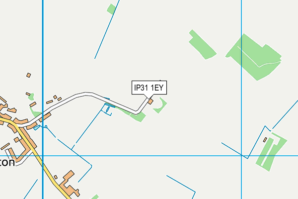 IP31 1EY map - OS VectorMap District (Ordnance Survey)