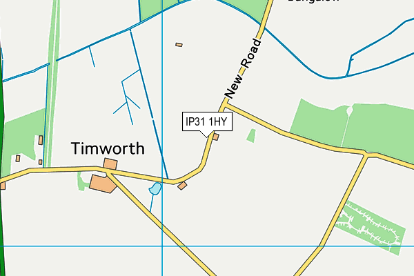 IP31 1HY map - OS VectorMap District (Ordnance Survey)