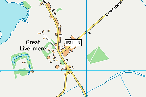 IP31 1JN map - OS VectorMap District (Ordnance Survey)