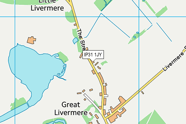 IP31 1JY map - OS VectorMap District (Ordnance Survey)