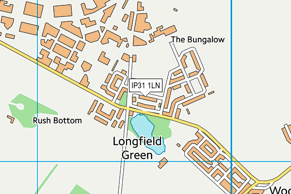 IP31 1LN map - OS VectorMap District (Ordnance Survey)