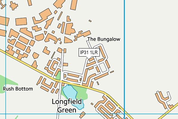 IP31 1LR map - OS VectorMap District (Ordnance Survey)