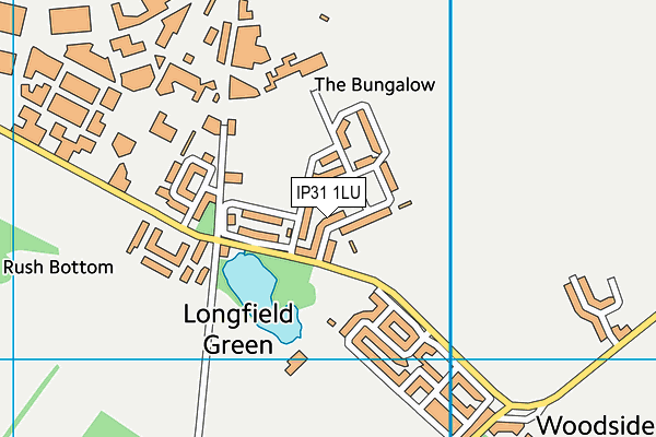 IP31 1LU map - OS VectorMap District (Ordnance Survey)