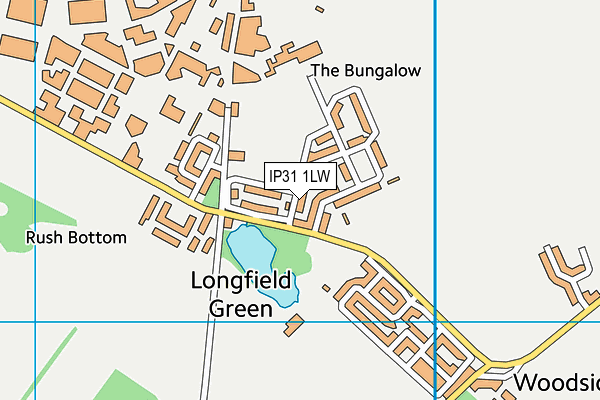 IP31 1LW map - OS VectorMap District (Ordnance Survey)