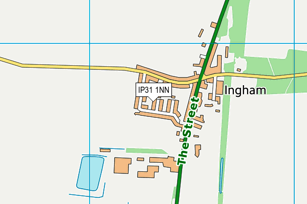 IP31 1NN map - OS VectorMap District (Ordnance Survey)