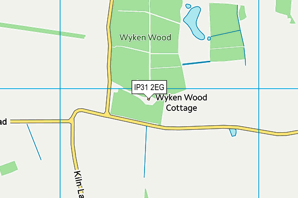 IP31 2EG map - OS VectorMap District (Ordnance Survey)