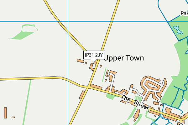 IP31 2JY map - OS VectorMap District (Ordnance Survey)