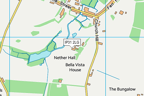 IP31 2LG map - OS VectorMap District (Ordnance Survey)