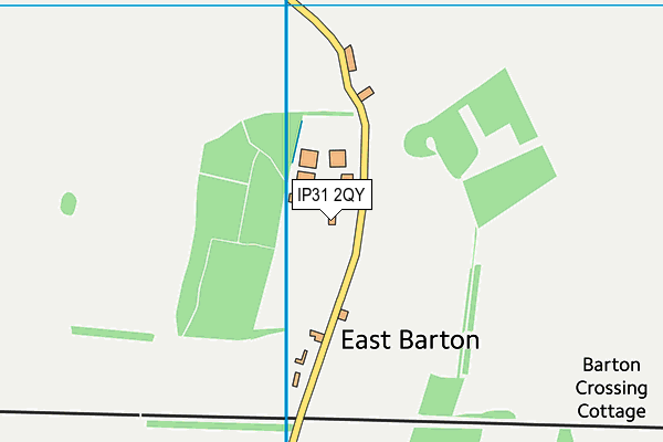 IP31 2QY map - OS VectorMap District (Ordnance Survey)