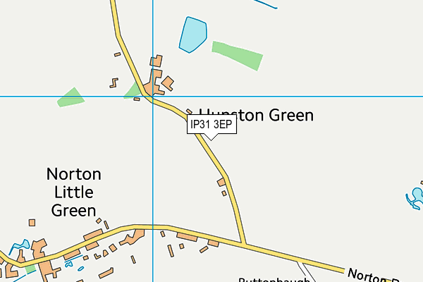 IP31 3EP map - OS VectorMap District (Ordnance Survey)