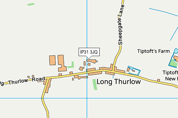 IP31 3JQ map - OS VectorMap District (Ordnance Survey)