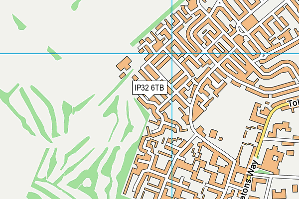 IP32 6TB map - OS VectorMap District (Ordnance Survey)