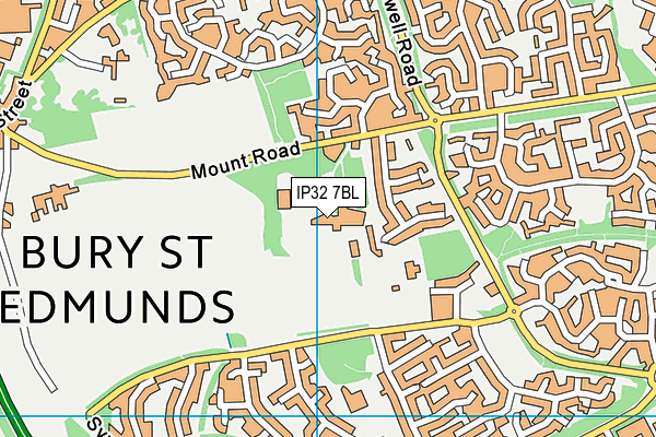 Moreton Hall Health Club map (IP32 7BL) - OS VectorMap District (Ordnance Survey)