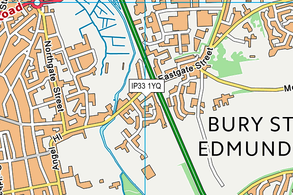 Map of BURY ST EDMUNDS VETERINARY CENTRE LTD at district scale