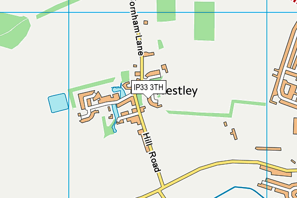 IP33 3TH map - OS VectorMap District (Ordnance Survey)