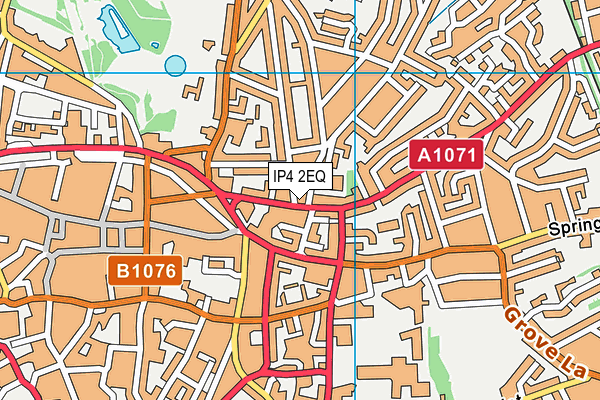IP4 2EQ map - OS VectorMap District (Ordnance Survey)