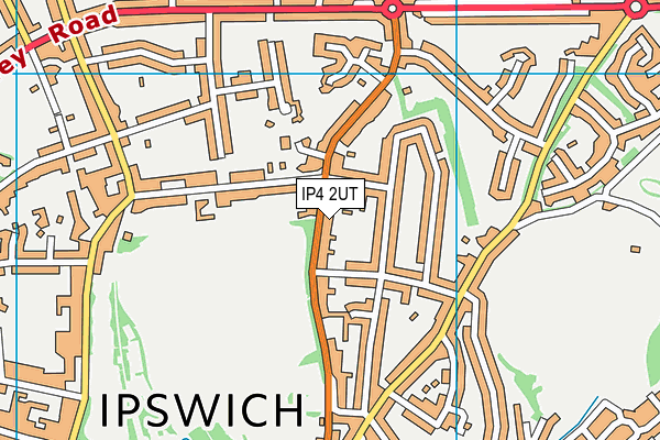 IP4 2UT map - OS VectorMap District (Ordnance Survey)