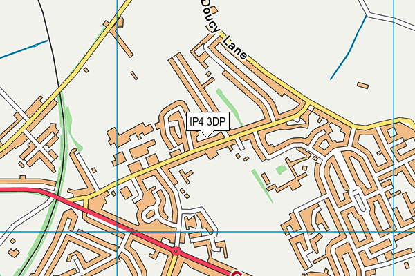 IP4 3DP map - OS VectorMap District (Ordnance Survey)